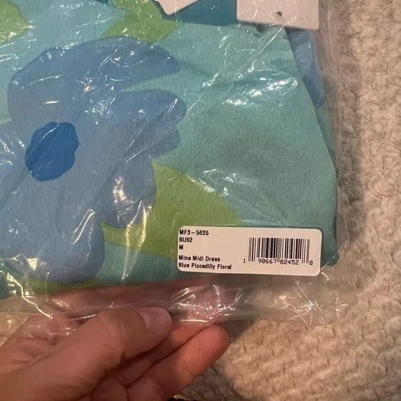 NWT Show Me Your Mumu Mina MIDI Maxi Blue Piccadilly Floral Dress | SIZE MEDIUM - Picture 9 of 9